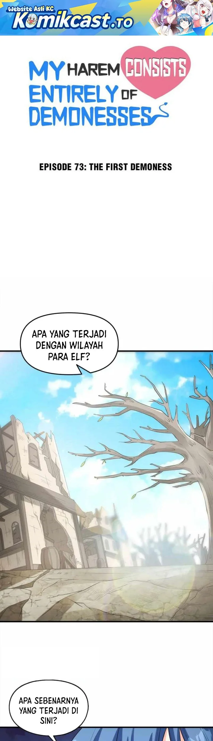 My Harem Is Entirely Female Demon Villains Chapter 73 - halaman 2