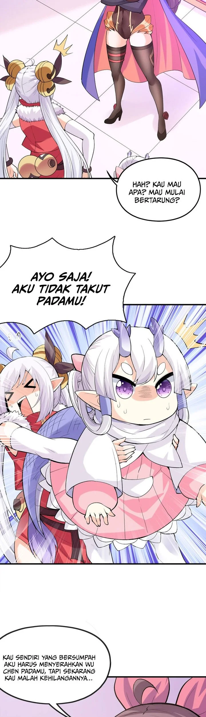 My Harem Is Entirely Female Demon Villains Chapter 90 - halaman 4