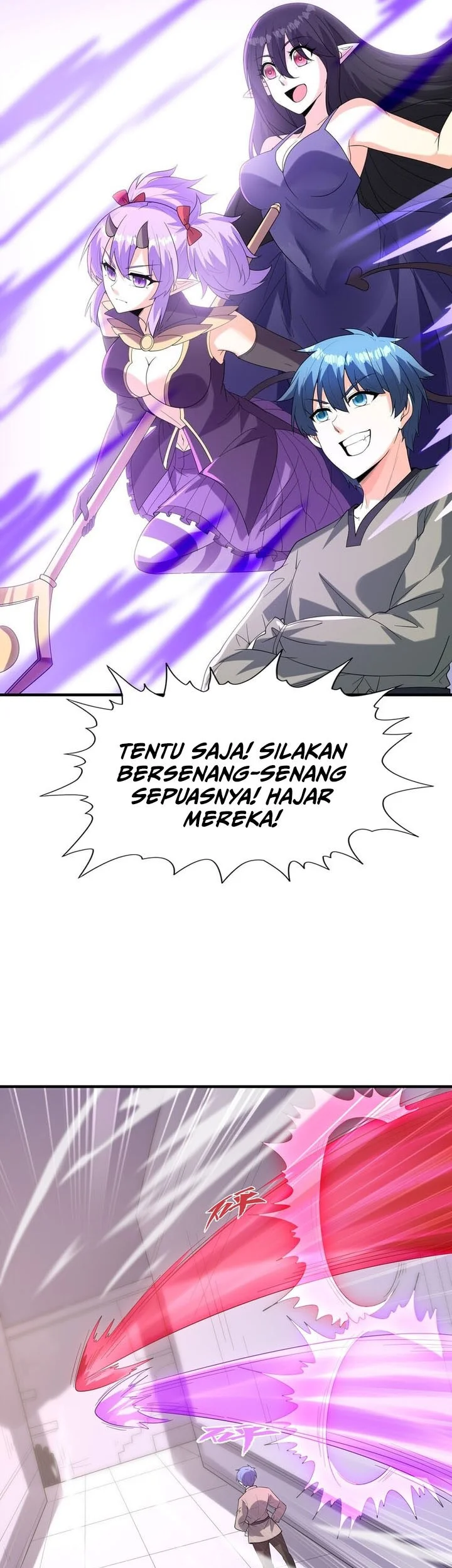 My Harem Is Entirely Female Demon Villains Chapter 91 - halaman 34