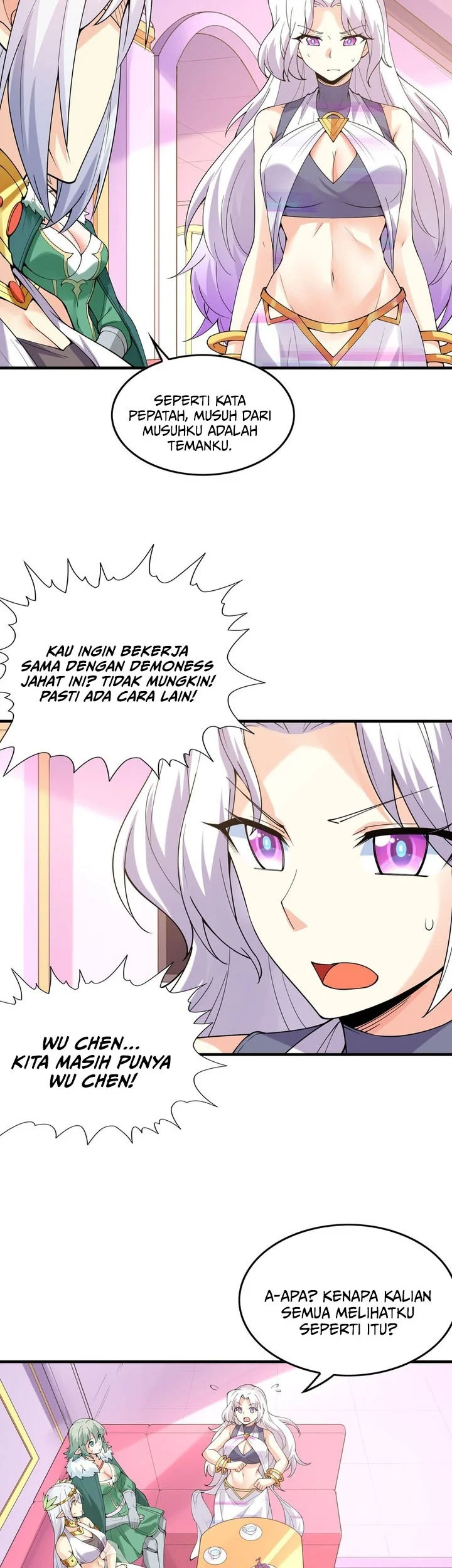 My Harem Is Entirely Female Demon Villains Chapter 95 - halaman 14