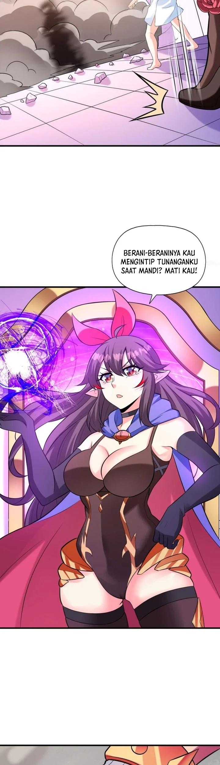My Harem Is Entirely Female Demon Villains Chapter 97 - halaman 36