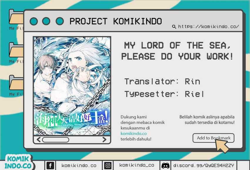 My Lord of the Sea, Please Do Your Work! Chapter 0 - halaman 1