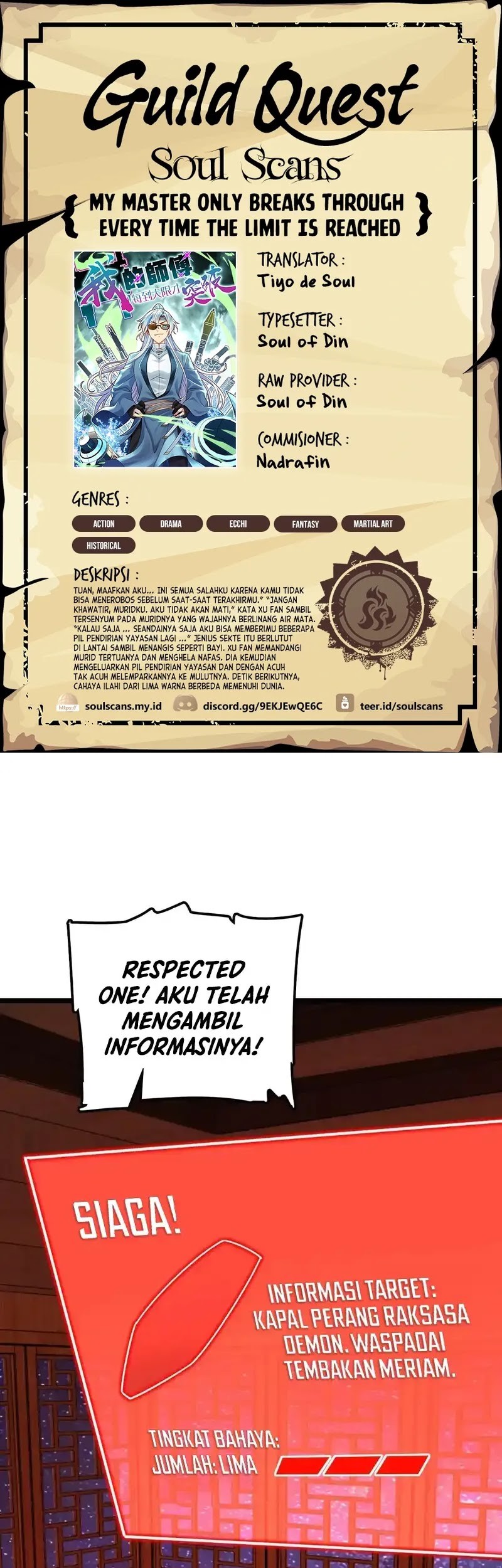 My Master Only Breaks Through Every Time the Limit Is Reached Chapter 110 - halaman 1