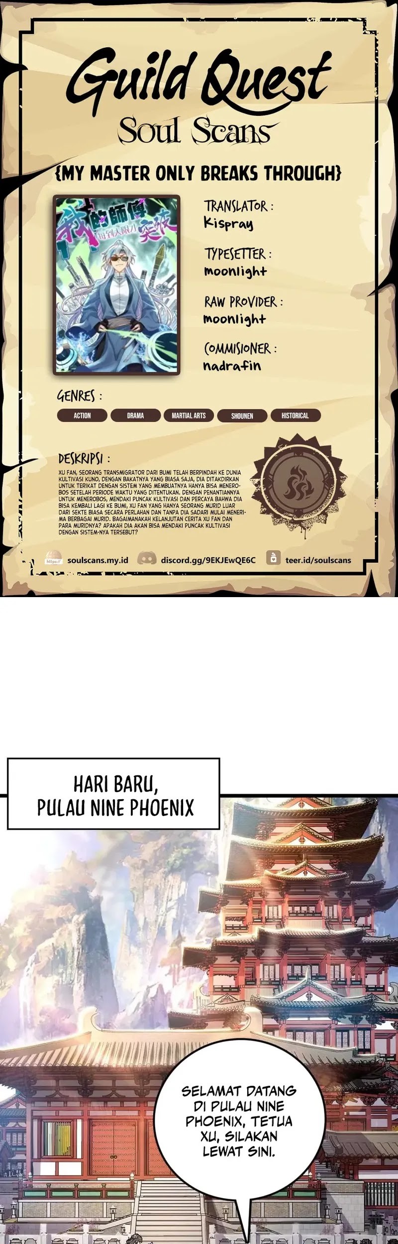 My Master Only Breaks Through Every Time the Limit Is Reached Chapter 132 - halaman 1