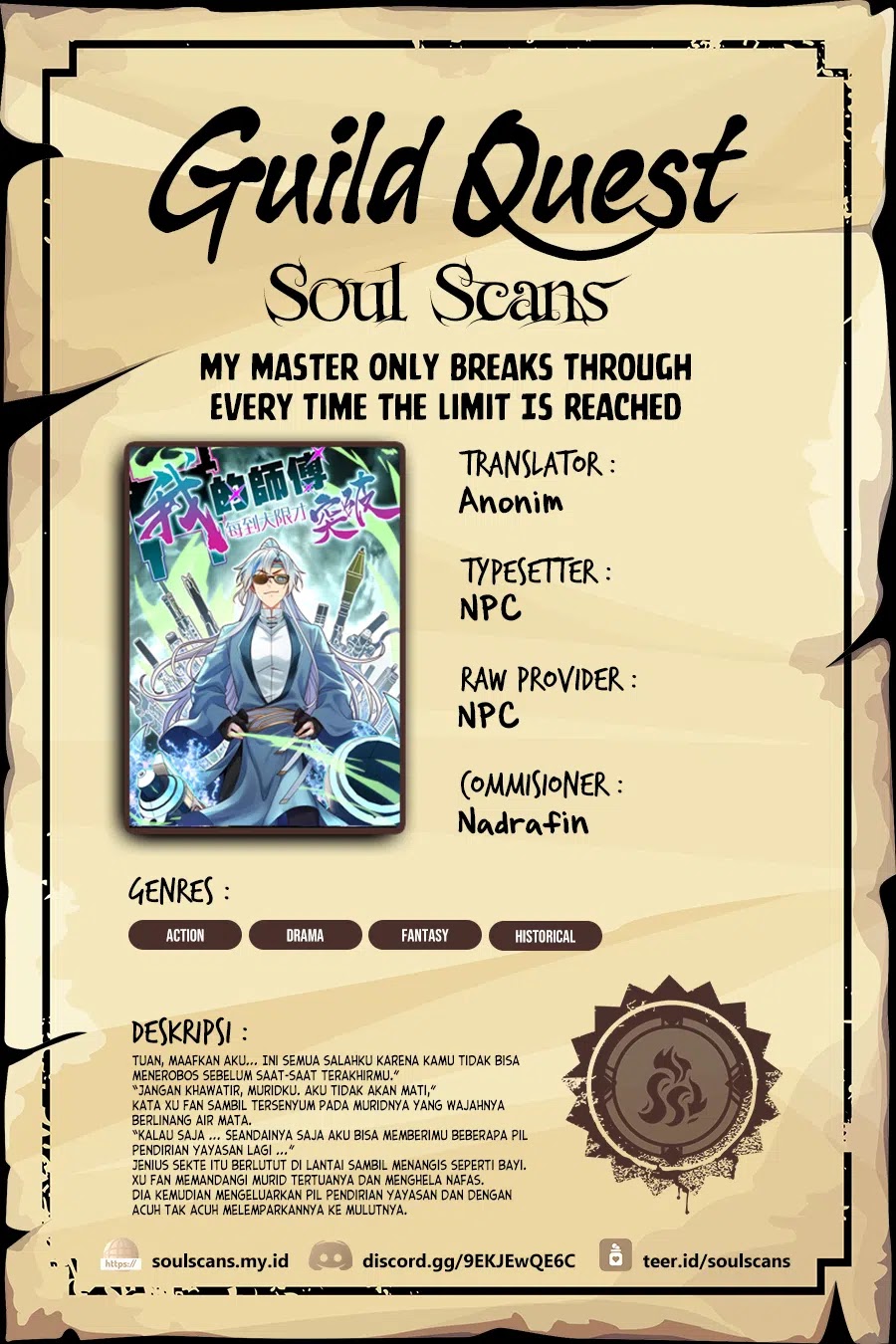 My Master Only Breaks Through Every Time the Limit Is Reached Chapter 98 - halaman 1