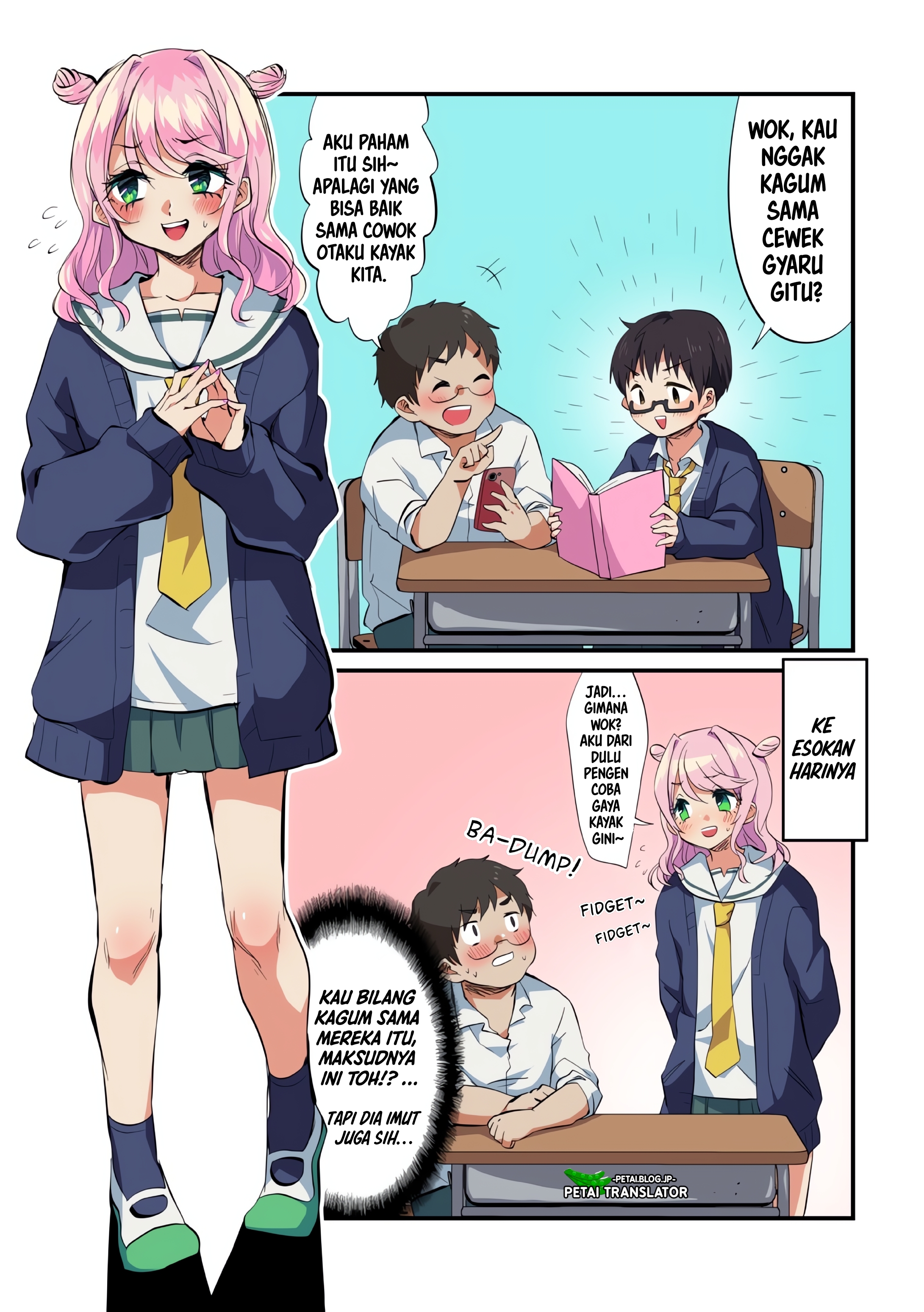 My Otaku Friend Suddenly Crossdressed as a Gyaru Who’s Nice to Otaku Guys Chapter 0 - halaman 1