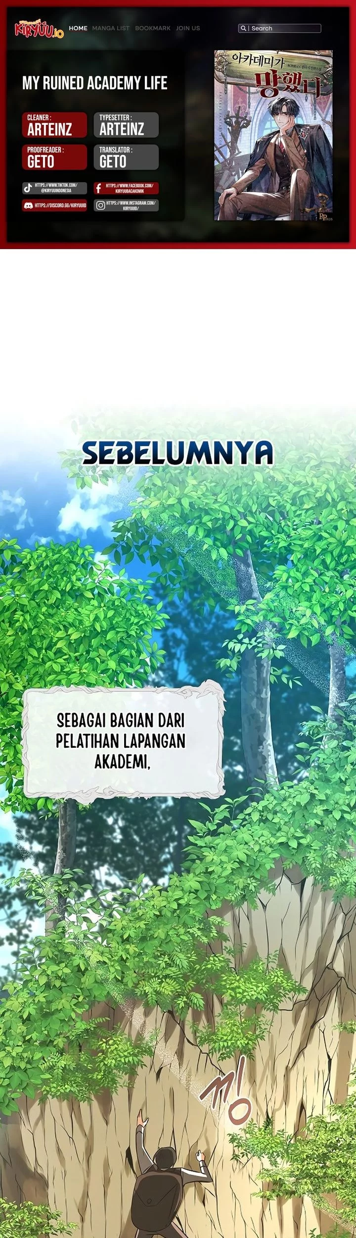 My Ruined Academy Life Chapter 47 - halaman 1