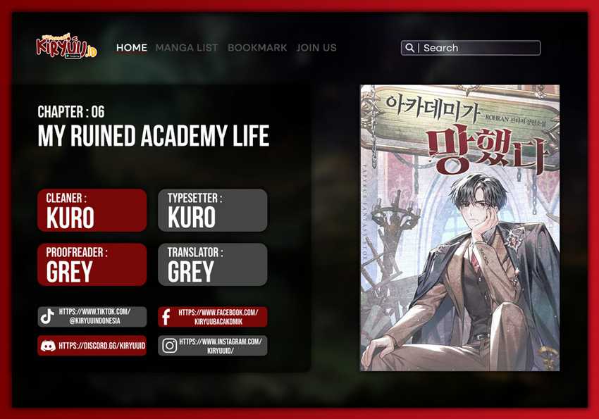 My Ruined Academy Life Chapter 6 - halaman 1