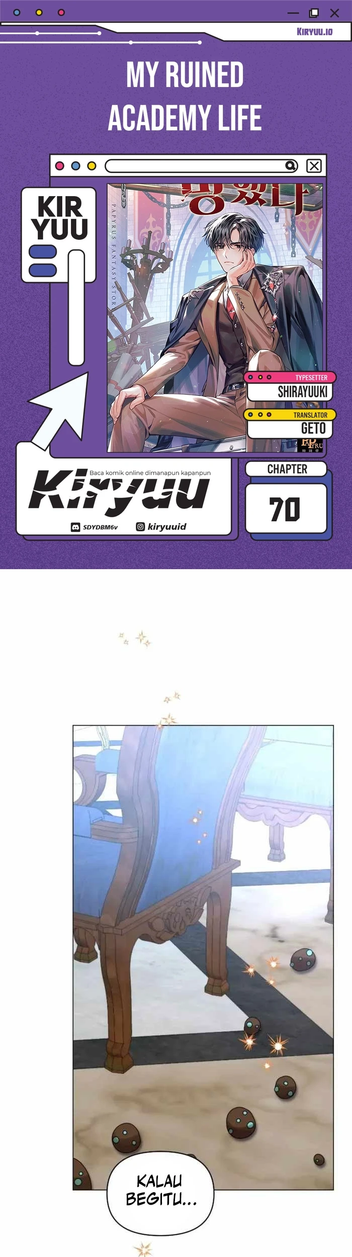 My Ruined Academy Life Chapter 70 - halaman 1