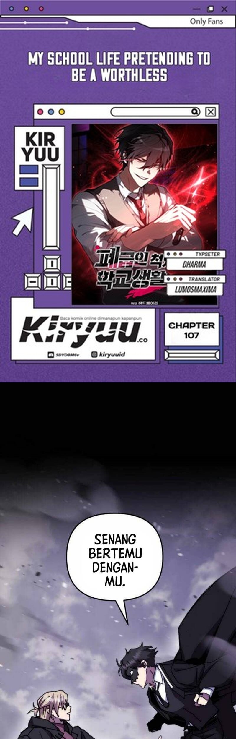 My School Life Pretending to Be a Worthless Person Chapter 107 - halaman 1