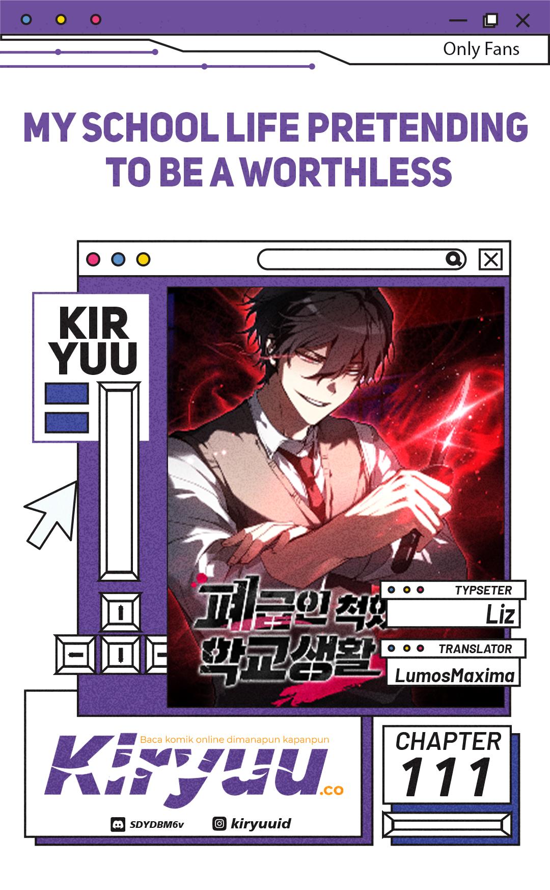 My School Life Pretending to Be a Worthless Person Chapter 111 - halaman 1