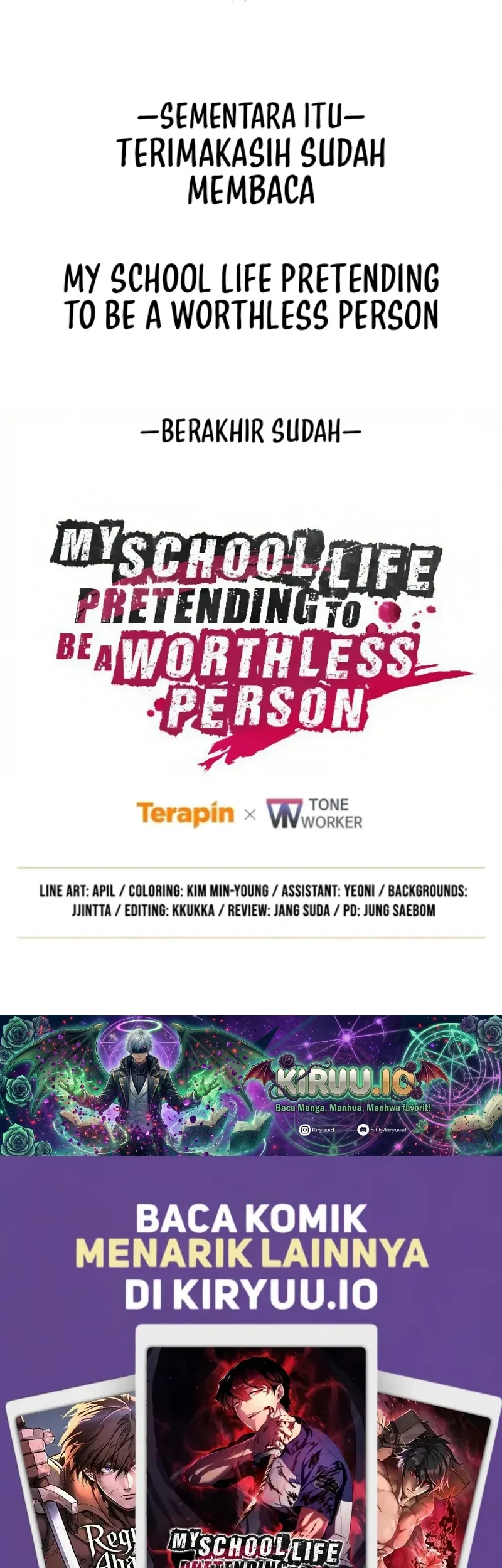 My School Life Pretending to Be a Worthless Person Chapter 153 - halaman 71