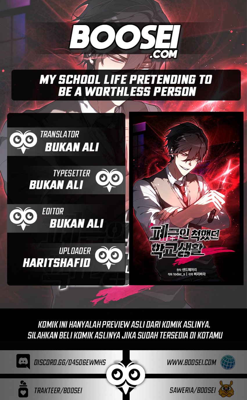 My School Life Pretending to Be a Worthless Person Chapter 3 - halaman 1