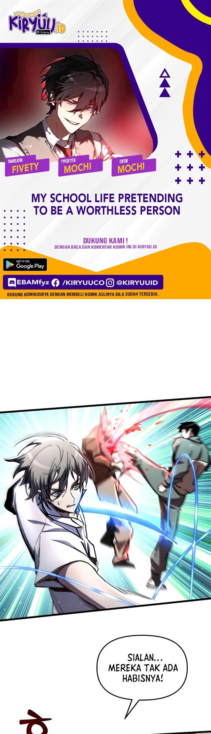 My School Life Pretending to Be a Worthless Person Chapter 68 - halaman 1