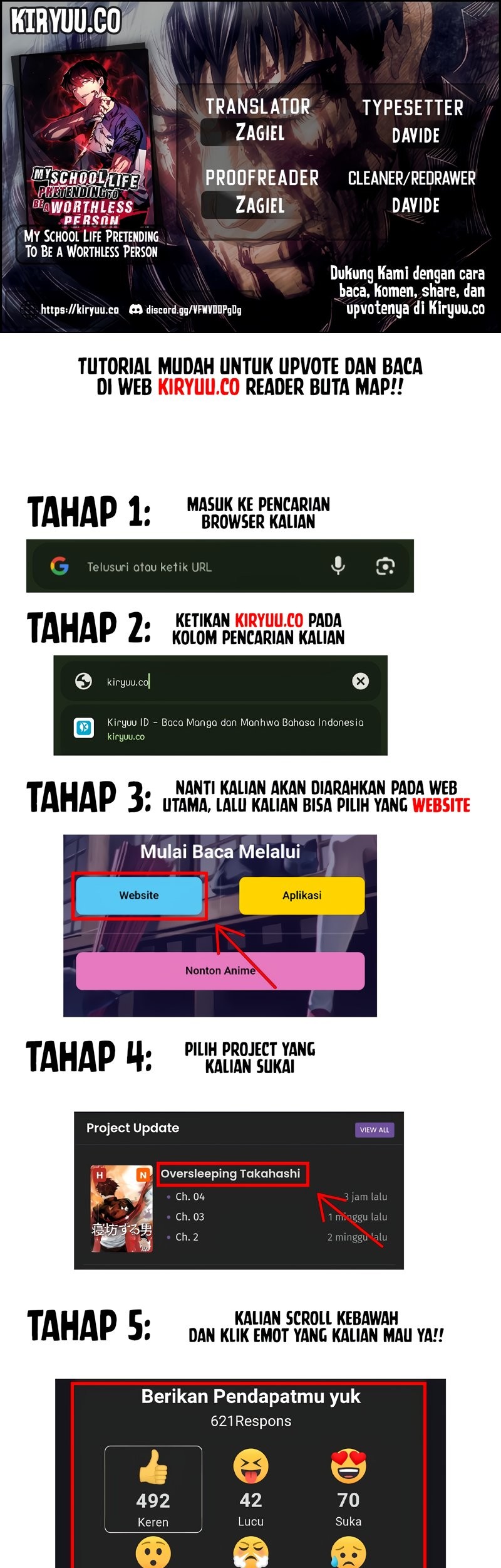 My School Life Pretending to Be a Worthless Person Chapter 78 - halaman 1