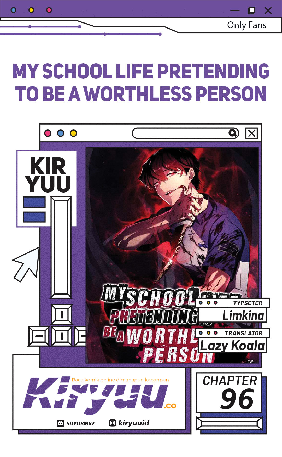 My School Life Pretending to Be a Worthless Person Chapter 96 - halaman 1
