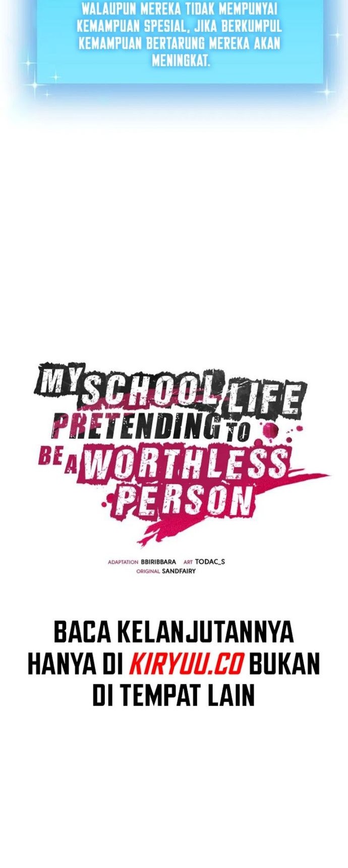 My School Life Pretending to Be a Worthless Person Chapter 98 - halaman 12