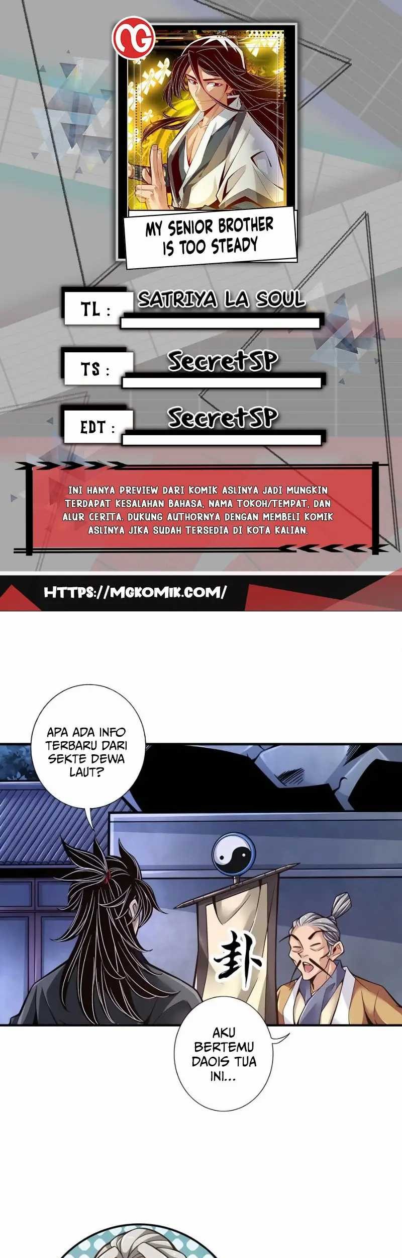 My Senior Brother Is Too Steady Chapter 134 - halaman 1