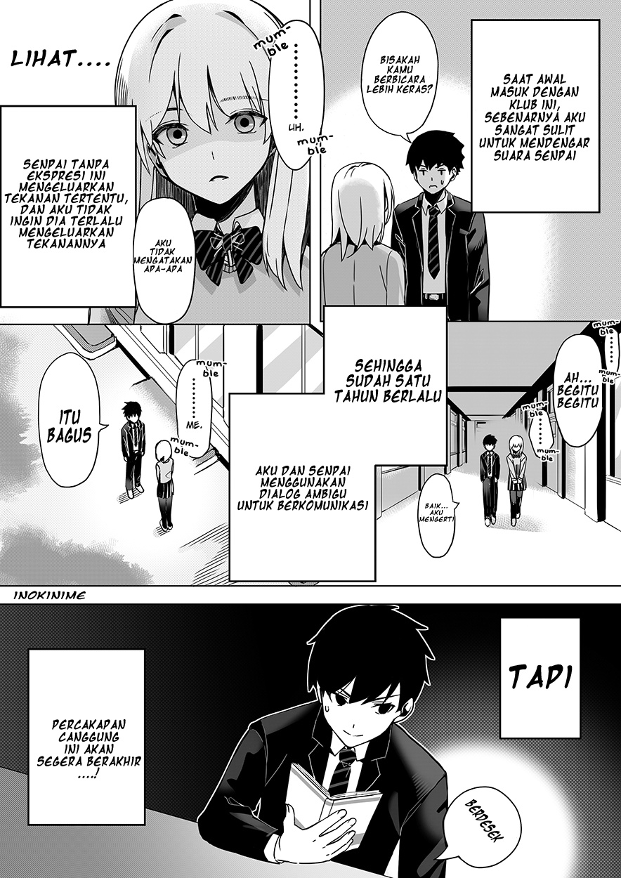 My Senpai's Voice Is Too Soft so I Tried Wearing a Hearing Aid, It Unexpectedly Made Me Go to Heaven Chapter 0 - halaman 2