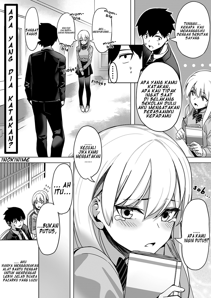 My Senpai's Voice Is Too Soft so I Tried Wearing a Hearing Aid, It Unexpectedly Made Me Go to Heaven Chapter 0 - halaman 4