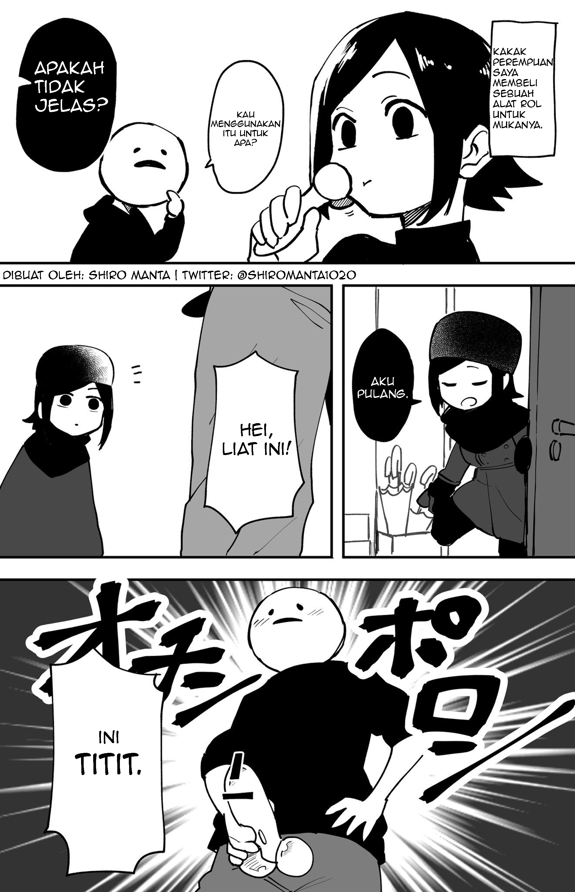 My Sister and the Thing She Rolled on Her Face Chapter 0 - halaman 2