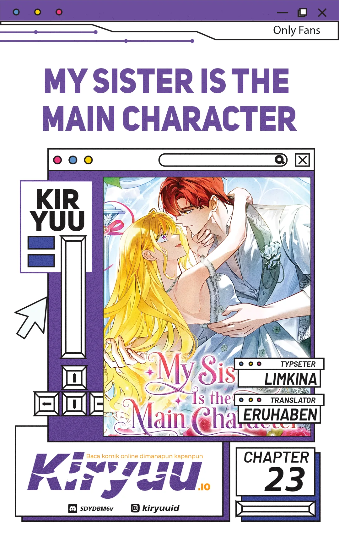 My Sister Is the Main Character Chapter 23 - halaman 1