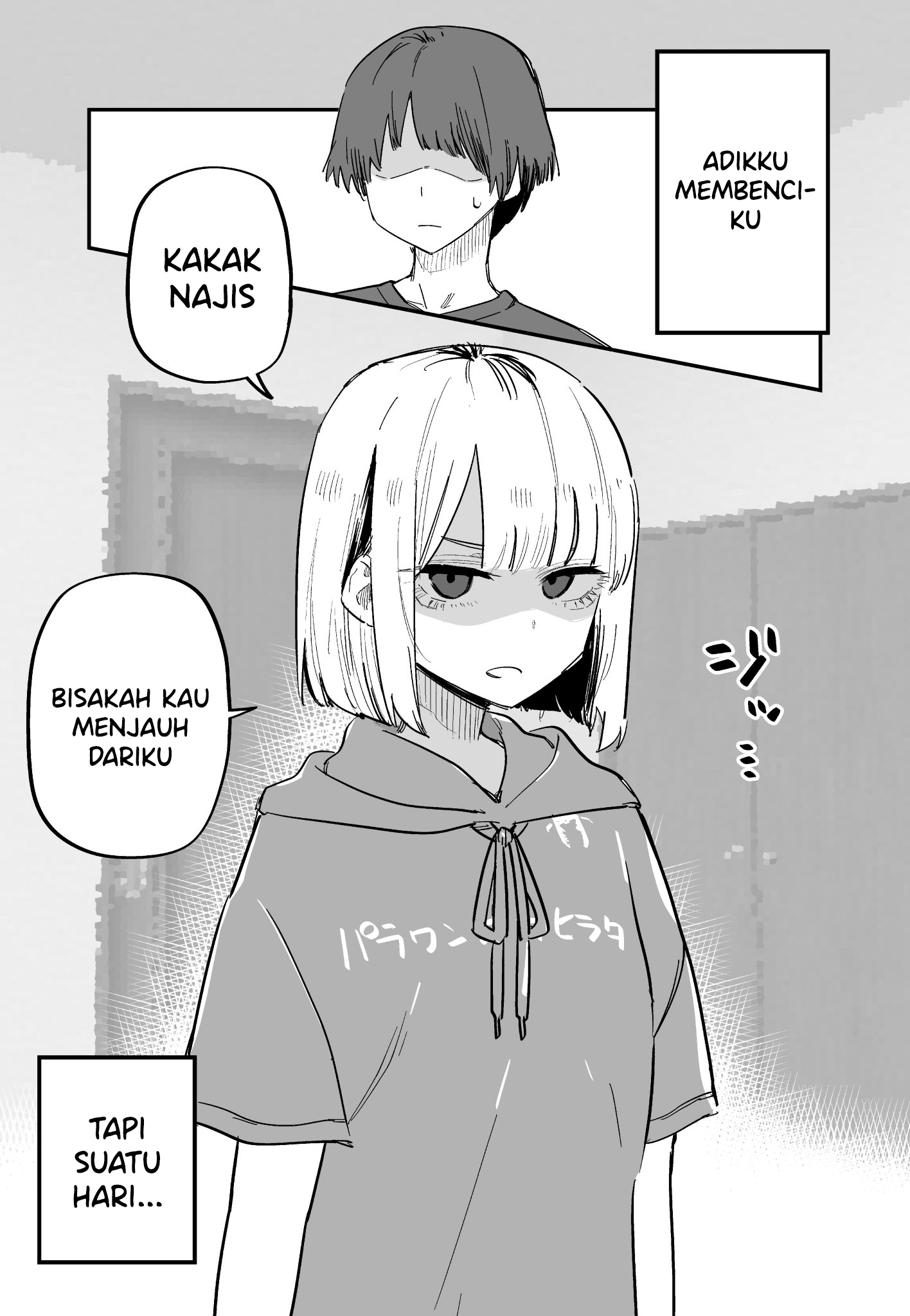 My Sister Who Cannot Stand Me Is Scary Chapter 1 - halaman 1