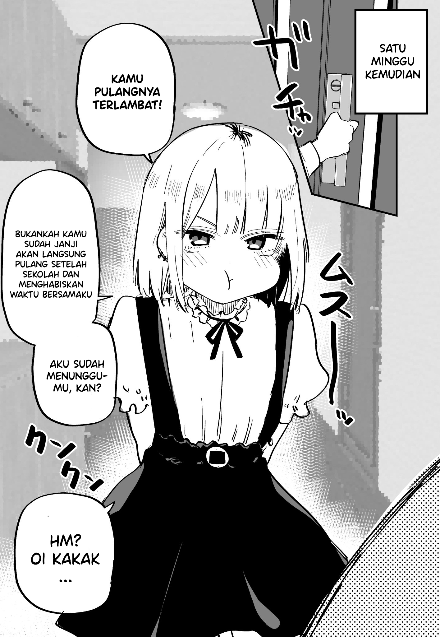 My Sister Who Cannot Stand Me Is Scary Chapter 1 - halaman 3
