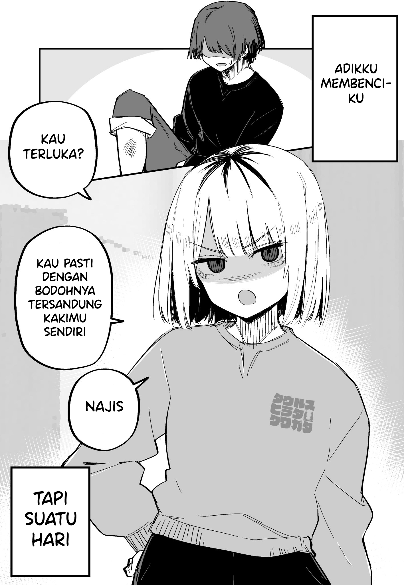 My Sister Who Cannot Stand Me Is Scary Chapter 10 - halaman 1