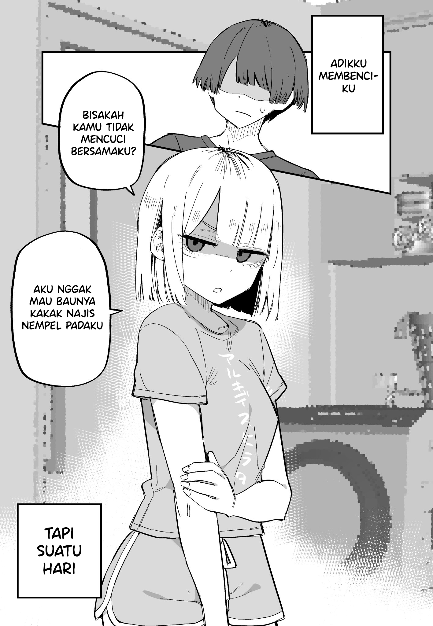 My Sister Who Cannot Stand Me Is Scary Chapter 2 - halaman 1