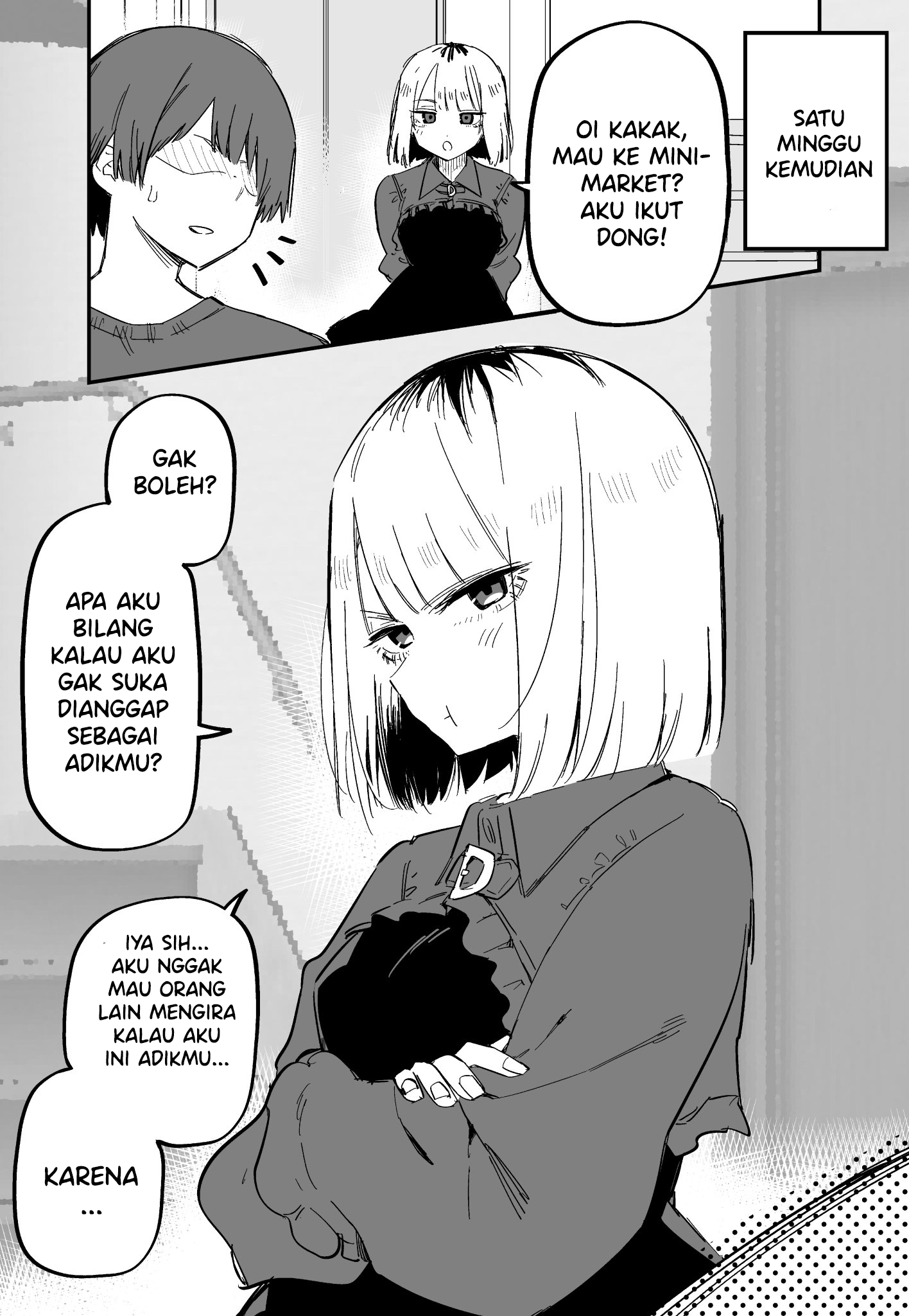 My Sister Who Cannot Stand Me Is Scary Chapter 3 - halaman 3