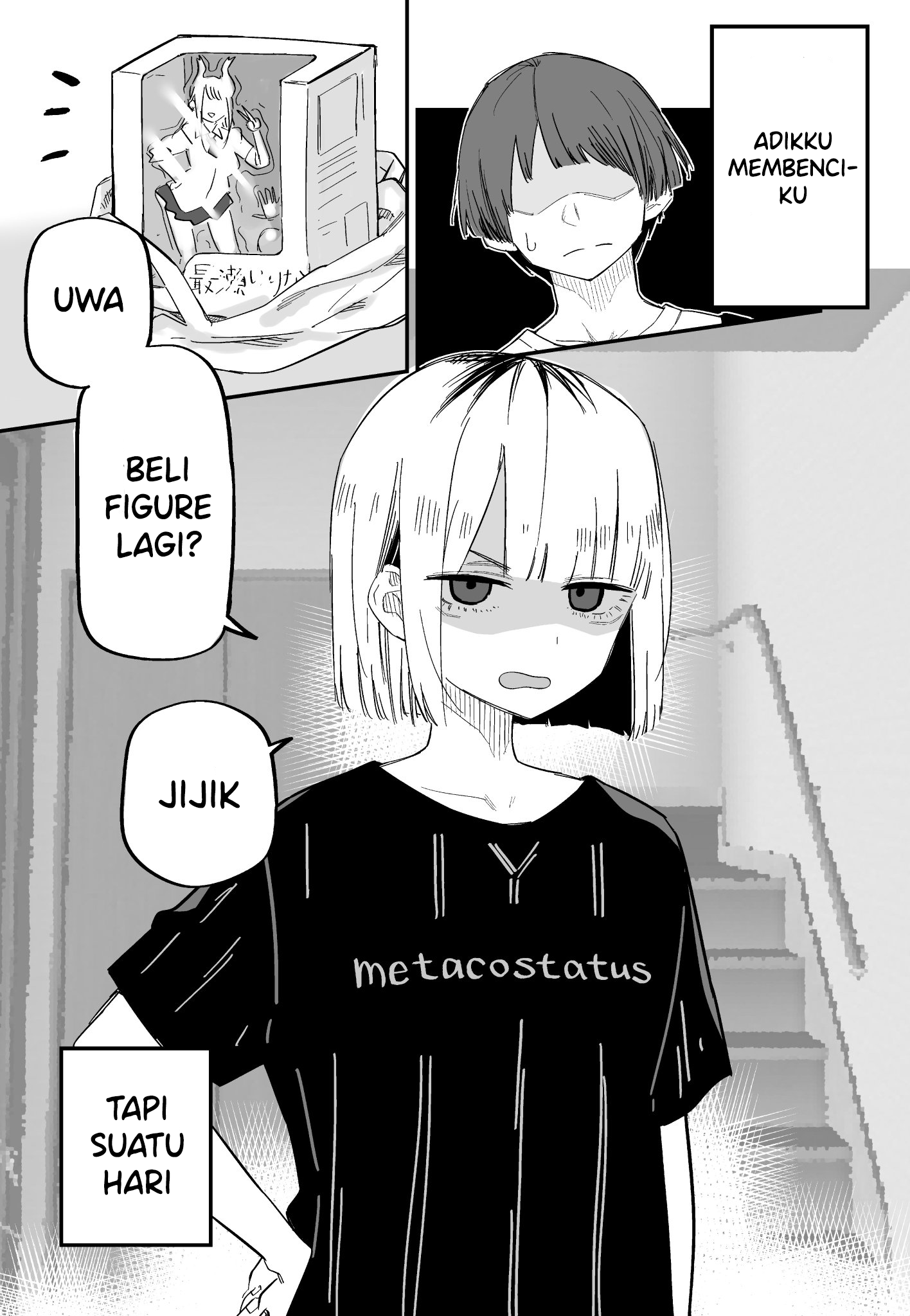My Sister Who Cannot Stand Me Is Scary Chapter 4 - halaman 1