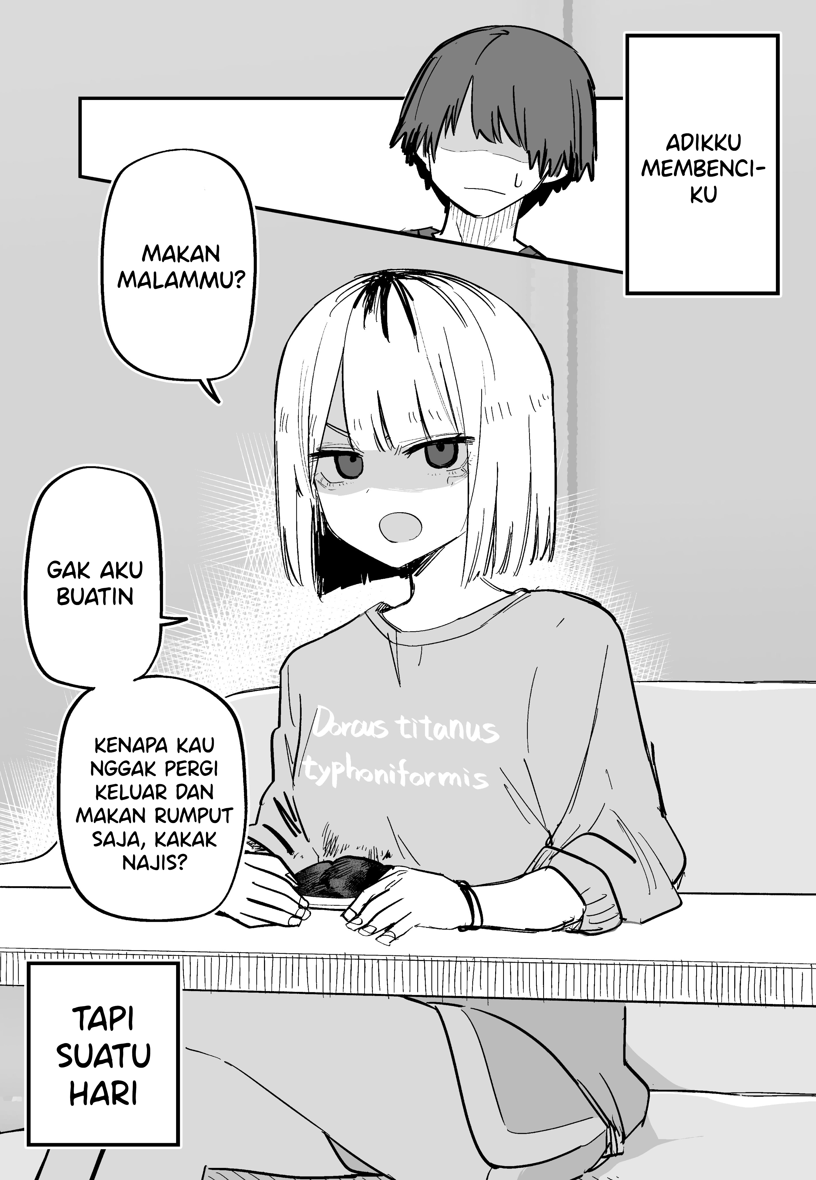 My Sister Who Cannot Stand Me Is Scary Chapter 9 - halaman 1