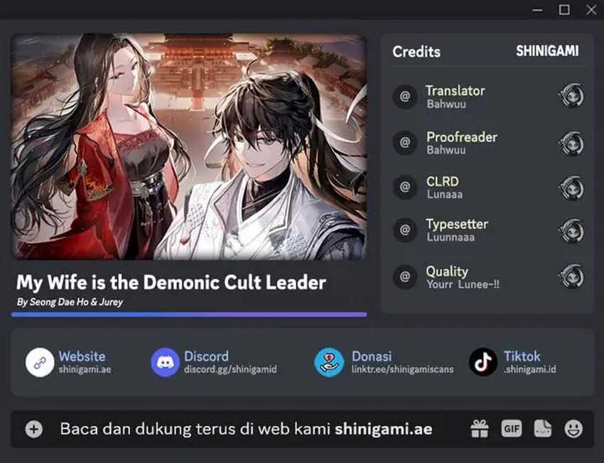 My Wife Is the Demonic Cult Leader Chapter 10 - halaman 1