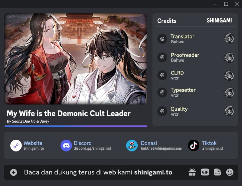 My Wife Is the Demonic Cult Leader Chapter 17 - halaman 1