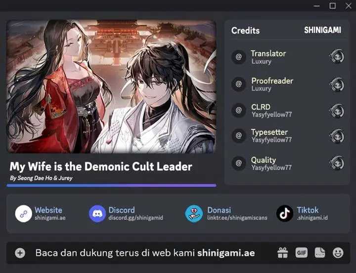 My Wife Is the Demonic Cult Leader Chapter 2 - halaman 1