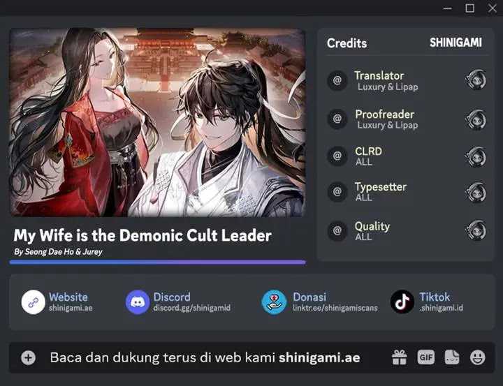 My Wife Is the Demonic Cult Leader Chapter 3 - halaman 1