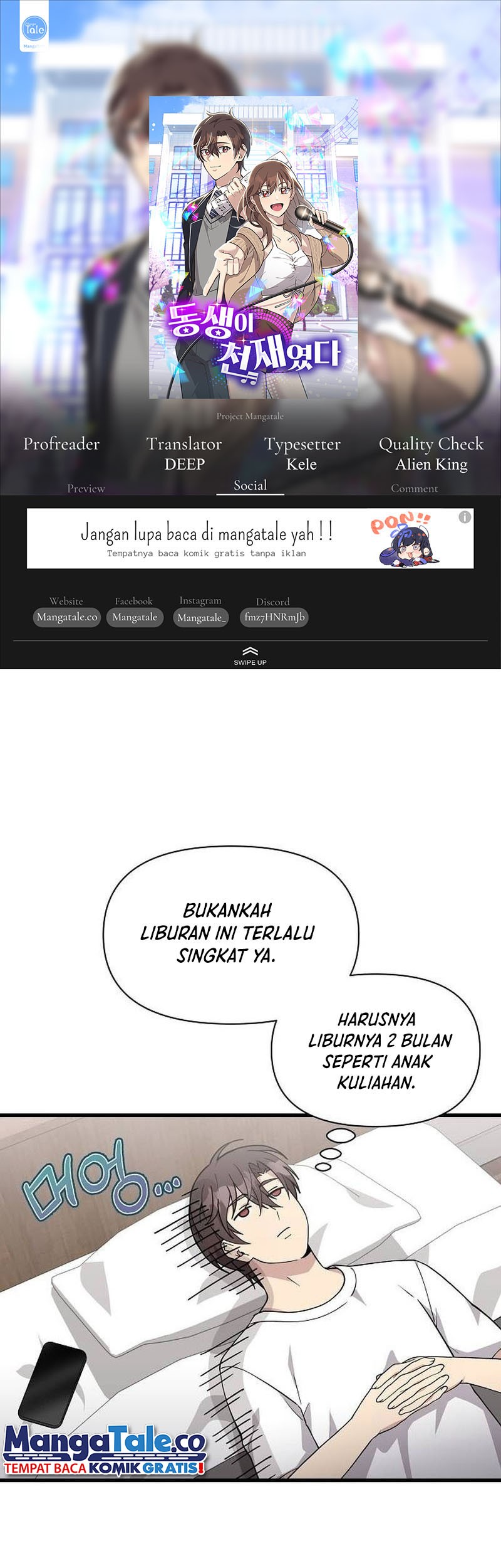 My Younger Sister Was a Genius Chapter 29 - halaman 1