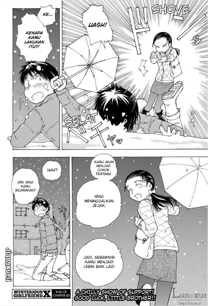 Mysterious Girlfriend X Chapter 85 - halaman 24