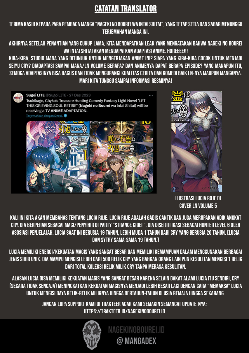 Nageki no Bourei wa Intai shitai: Saijaku Hunter ni Yoru Saikyou Party Ikuseijutsu Chapter 38 - halaman 33