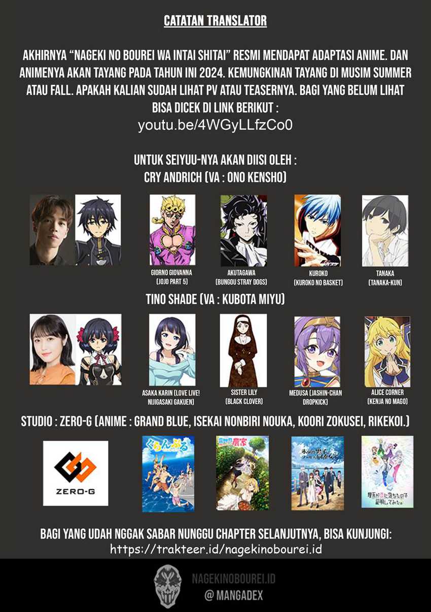 Nageki no Bourei wa Intai Shitai – Saijiyaku Hanta ni Yoru Saikiyou Patei Ikusei Jutsu Chapter 40 - halaman 15
