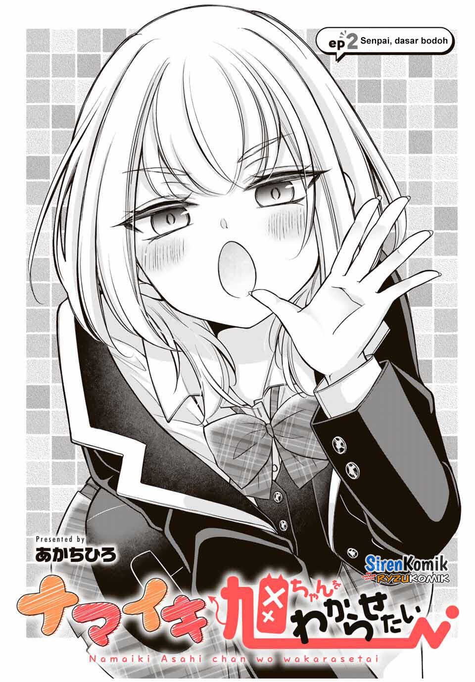 Namaiki Asahi-chan wo Wakarasetai Chapter 2 - halaman 2