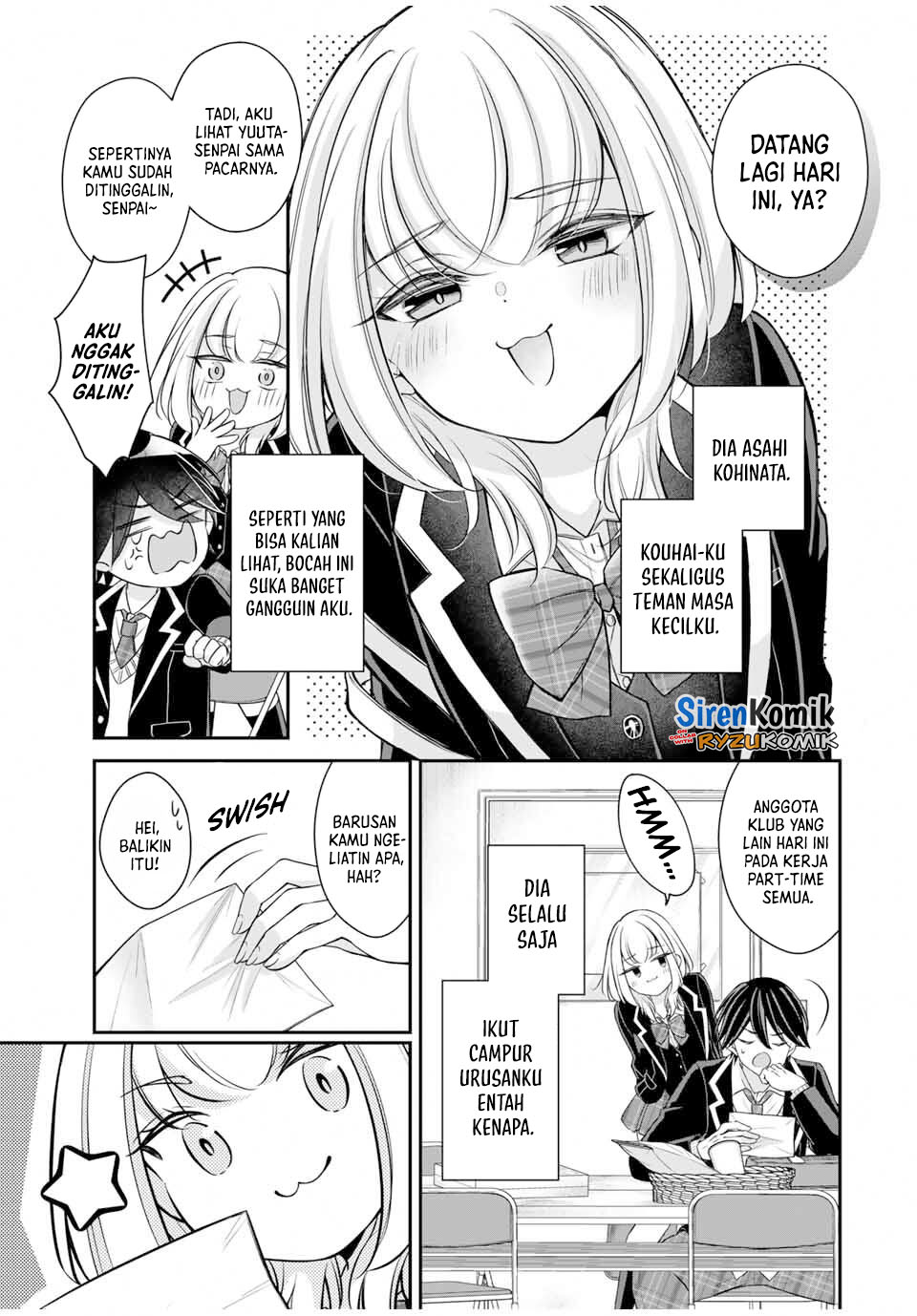 Namaiki Asahi-chan wo Wakarasetai Chapter 2 - halaman 4