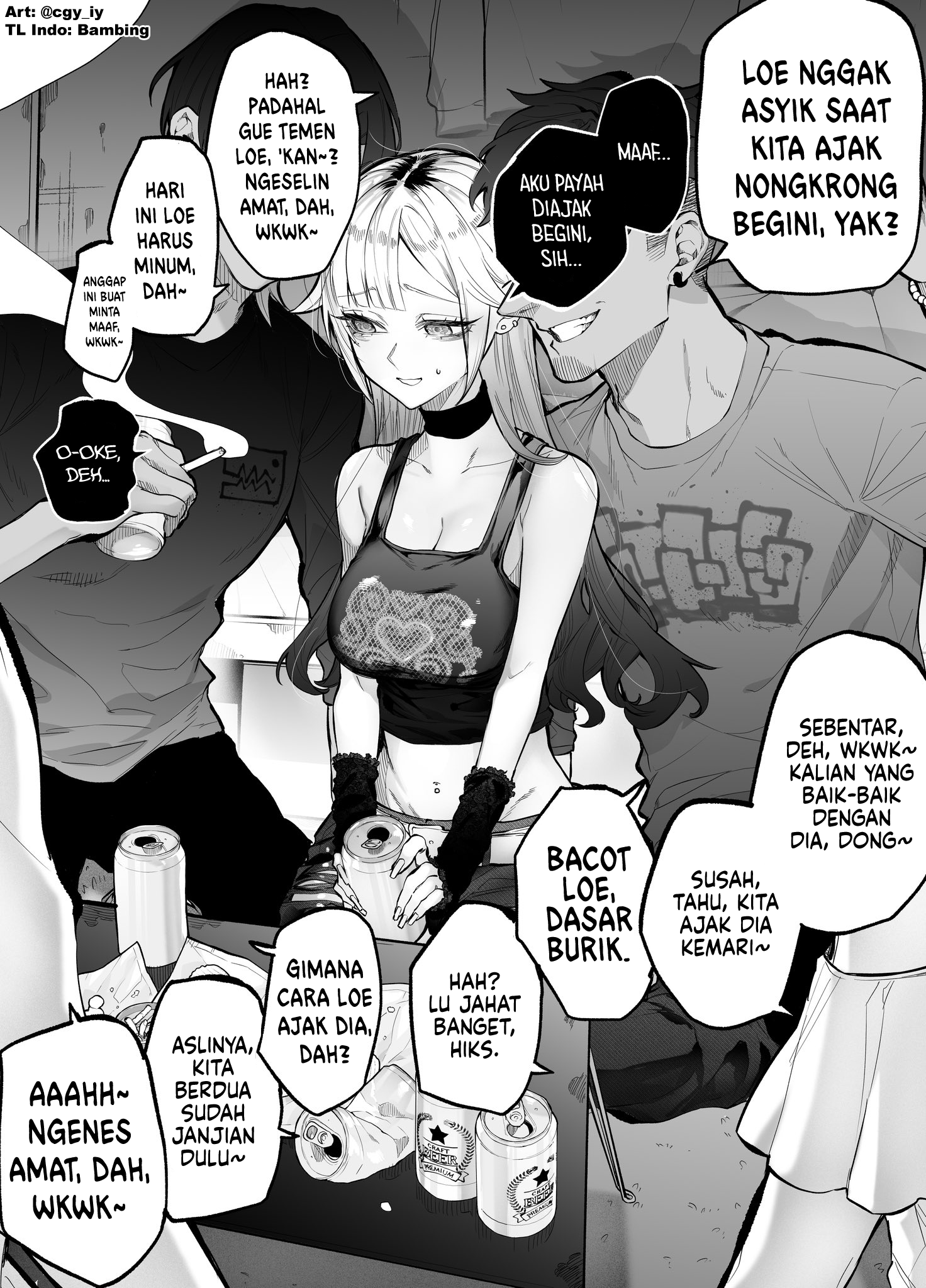Namaiki na Gyaru Ane o Ore no Houhou de Wakaraseru Koto ni Shita Hi Chapter 2 - halaman 1