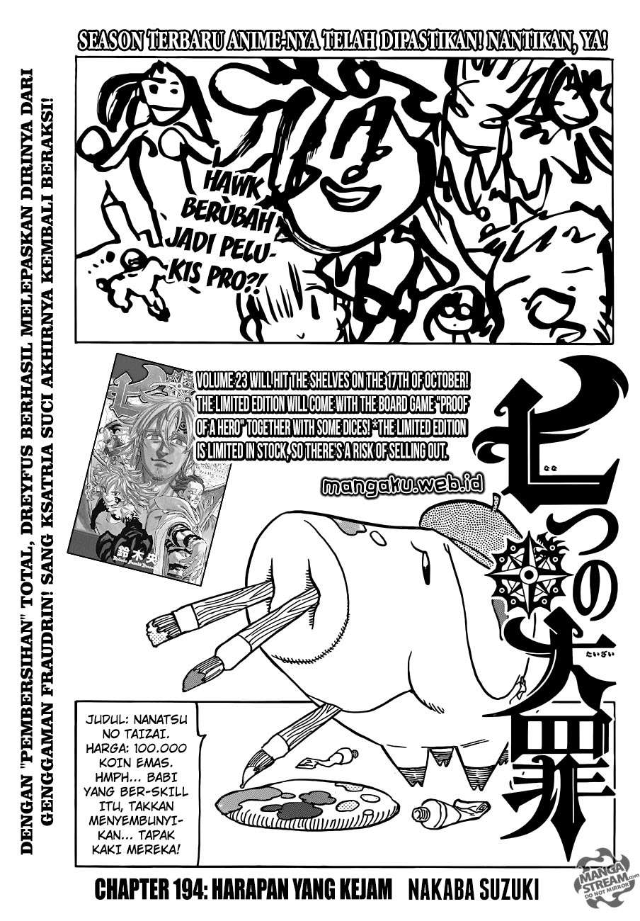 Nanatsu no Taizai Chapter 194 - halaman 1