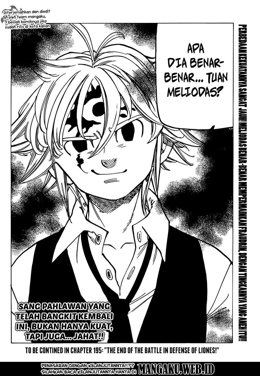 Nanatsu no Taizai Chapter 194 - halaman 19