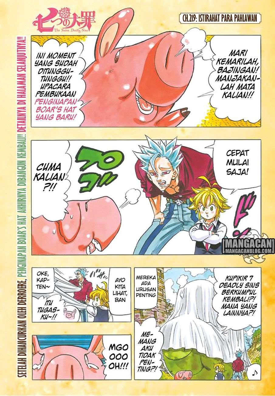 Nanatsu no Taizai Chapter 219 - halaman 1