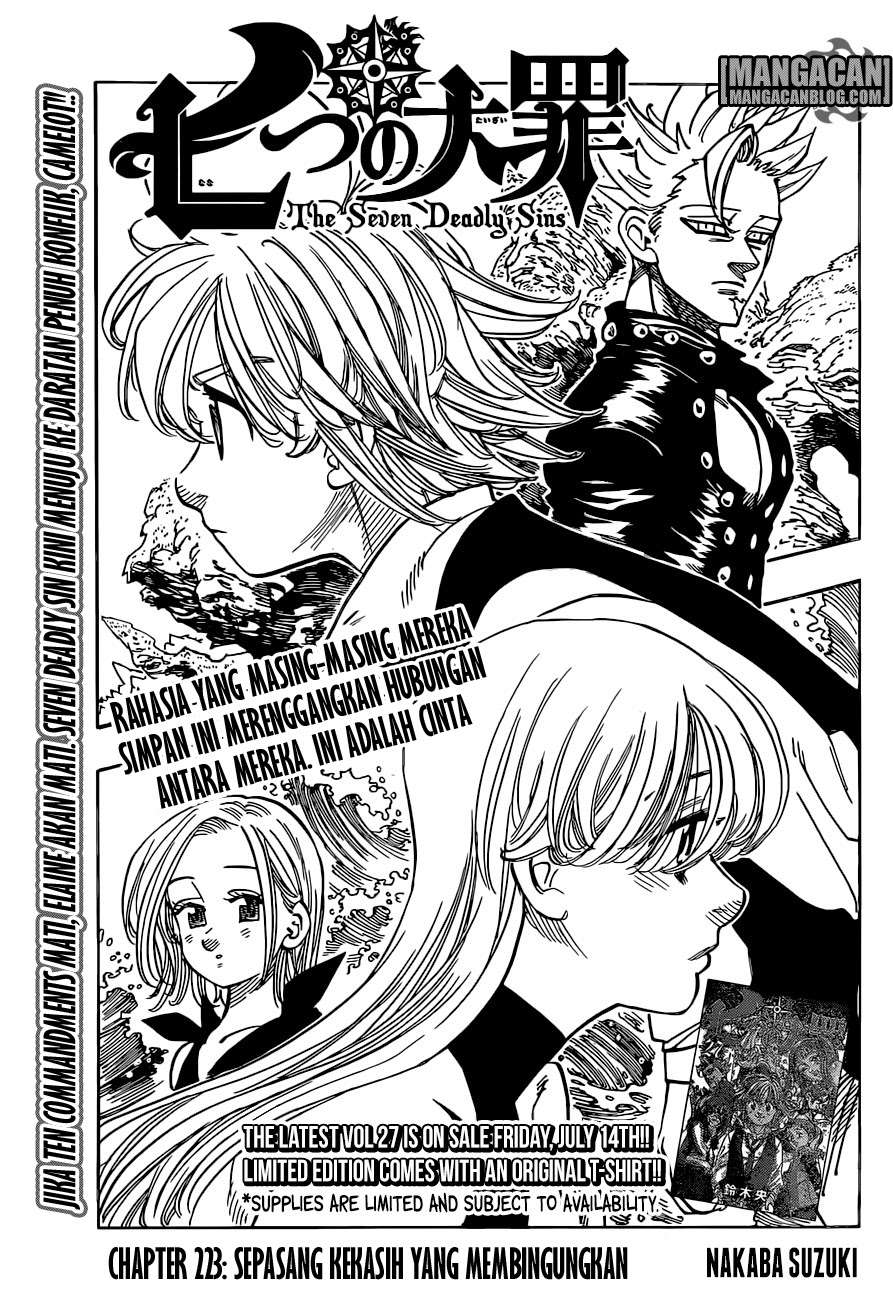 Nanatsu no Taizai Chapter 223 - halaman 1