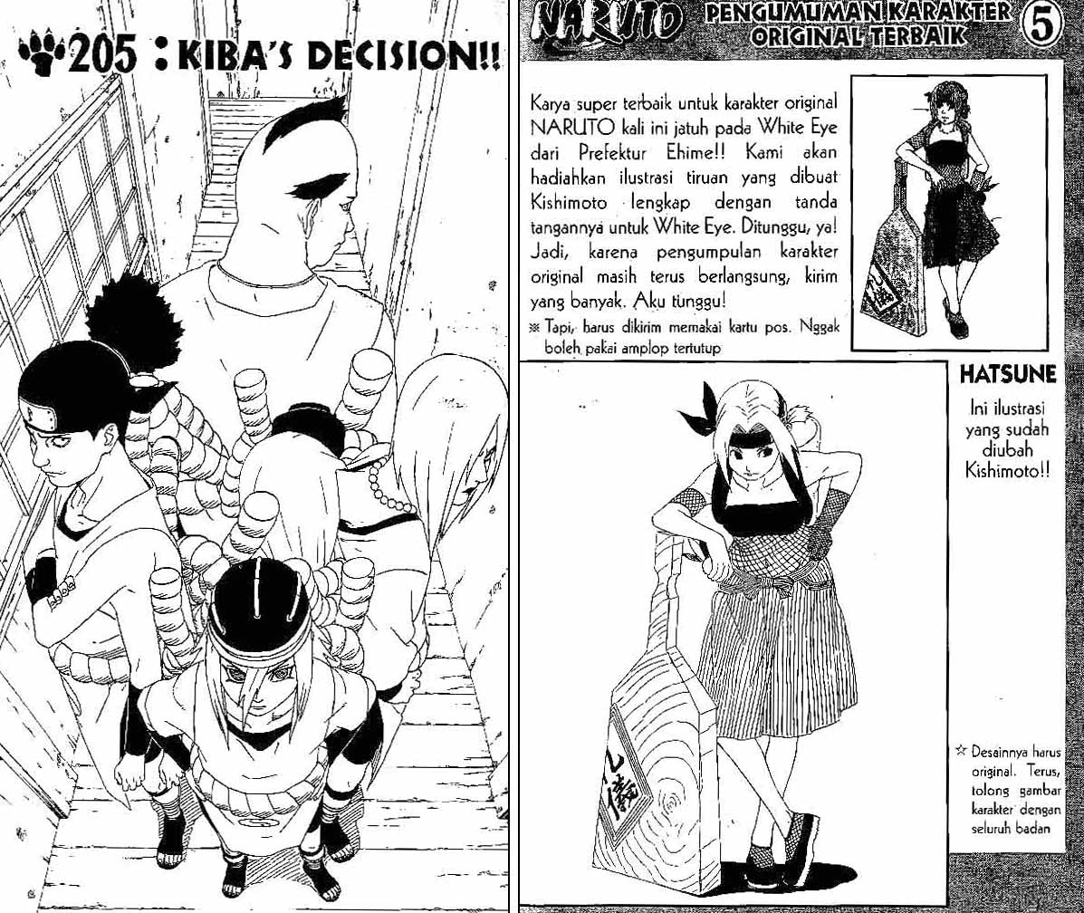 Naruto Chapter 205 - halaman 1