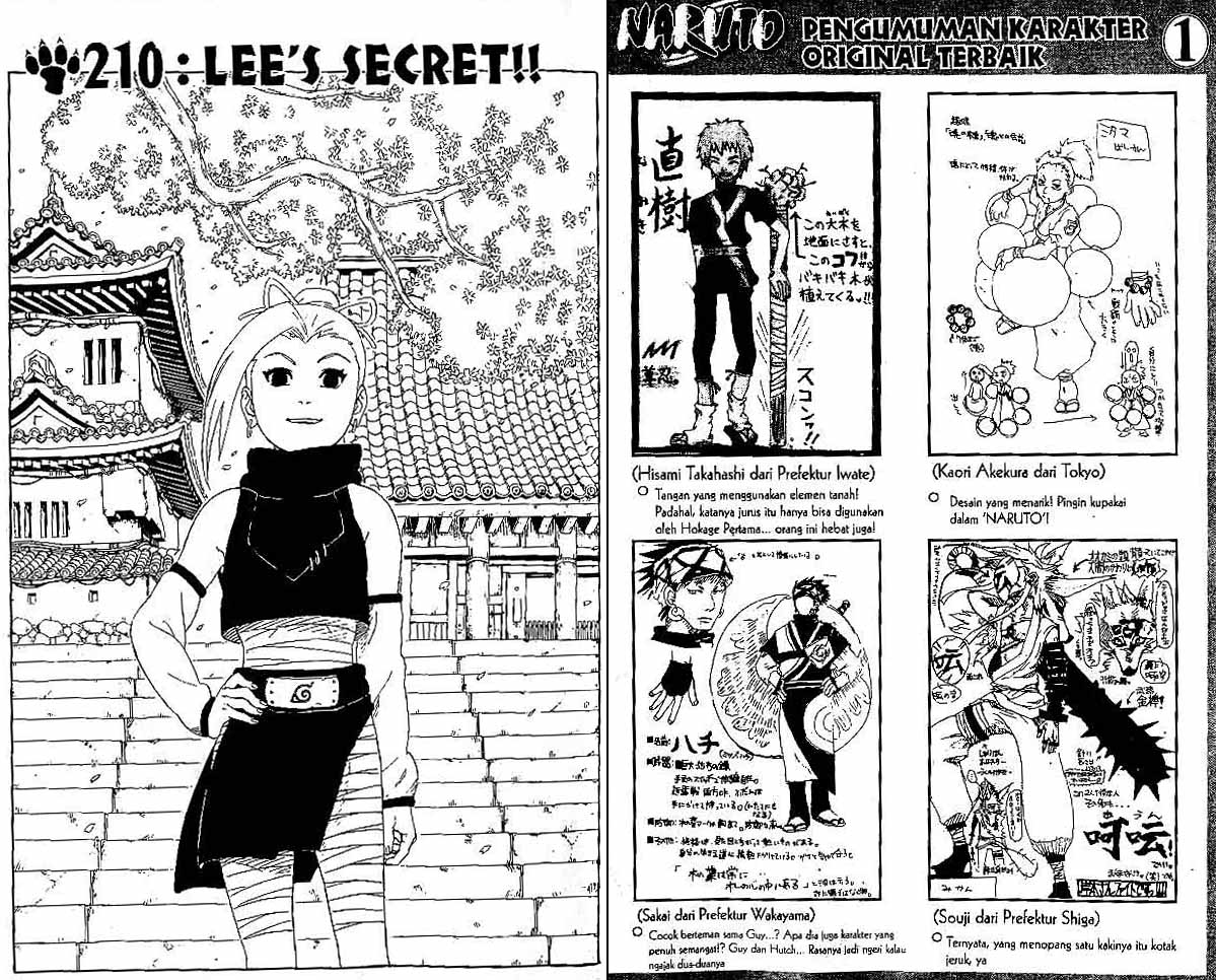 Naruto Chapter 210 - halaman 1
